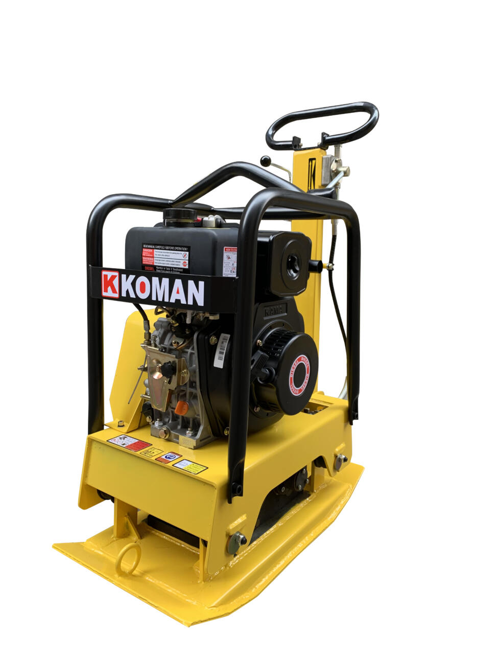 Виброплита реверсивная KOMAN MS160-1 дизельная - [165 кг / 30,5 кН / Hi-Earns 178FE]