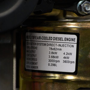 Виброплита дизельная ROBUST CPC-300D реверсивная - [193 кг / 30 кН / Changfa CF178F]