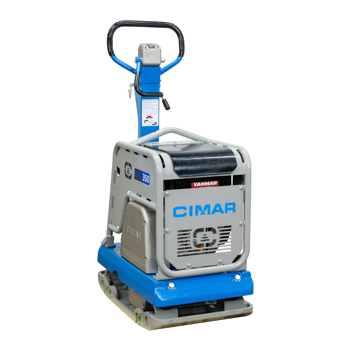 Виброплита реверсивная гидравлическая CIMAR CPC-350 (YANMAR L100)