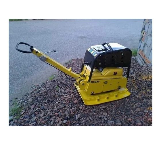 Виброплита реверсивная MASALTA MS330-4 бензиновая - [321 кг / 38 кН / Honda GX270]
