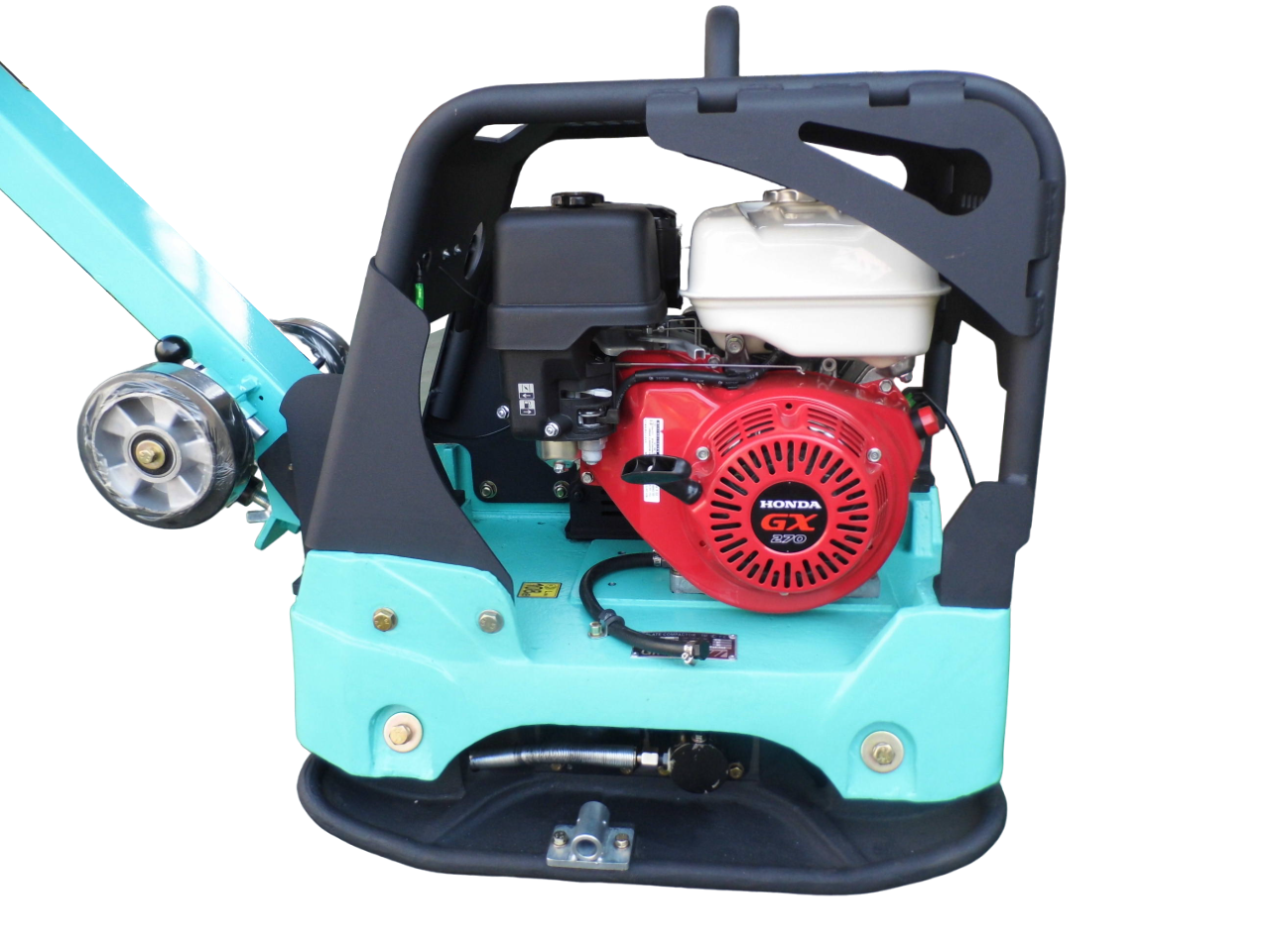 Виброплита реверсивная GIKS PHC-210H PRO гидравлика - [210 кг / 37 кН / Honda GX270] ручной старт