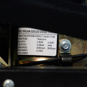 Виброплита дизельная ROBUST CPC-330DЕ - [300 кг / 40 кН / Changfa CF178F]